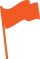 Red flag warning icon used to indicate gun violence risk for GVRO awareness in California